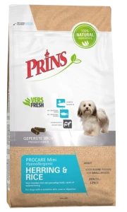 Prins Herring & Rice Hypoallergenic Mini Verpakking Hondenvoer