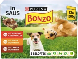 Bonzo in Saus Verpakking Hondenvoer