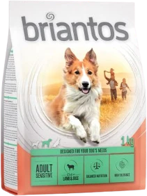 Briantos Adult Lamb & Rice Sensitive Hondenvoer Verpakking