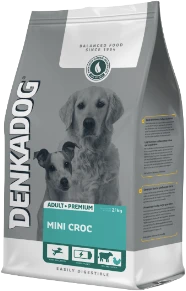 Denkadog Adult Mini Croc Hondenvoer Verpakking
