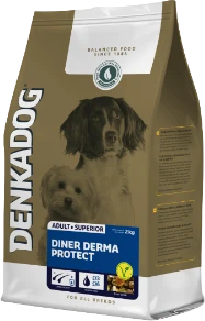 Denkadog Adult Diner Derma Protect Hondenvoer Verpakking
