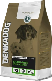 Denkadog Adult Grain Free Hypo-Allergic Hondenvoer Verpakking