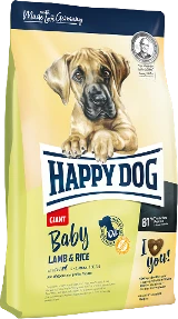 Happy Dog Sensible Baby Giant Lamb & Rice Hondenvoer Verpakking