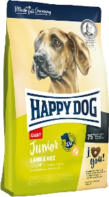Happy Dog Sensible Junior Giant Lamb & Rice Hondenvoer Verpakking