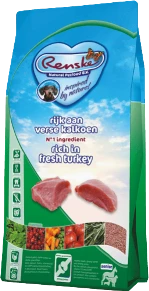 Renske Super Premium Turkey Hondenvoer Verpakking