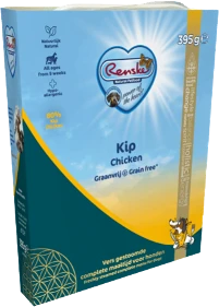 Renske Freshly Steamed Chicken Grainfree Hondenvoer Verpakking