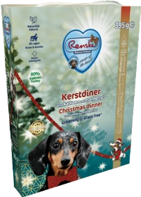 Renske Freshly Steamed Christmas Dinner Hondenvoer Verpakking