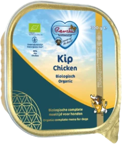 Renske Bio Freshly Steamed Chicken Hondenvoer Verpakking