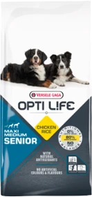 Versele-Laga Opti Life Senior Medium & Maxi Hondenvoer Verpakking