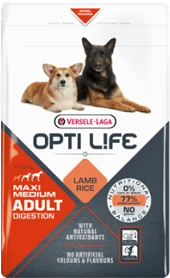Versele-Laga Opti Life Adult Digestion Medium & Maxi Hondenvoer Verpakking