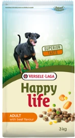 Versele-Laga Happy Life Adult Beef Hondenvoer Verpakking