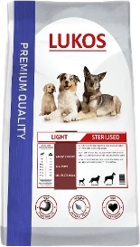 Lukos Adult Light Sterilised Hondenvoer Verpakking