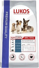 Lukos Puppy Junior Mini/Small Hondenvoer Verpakking
