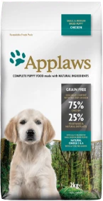 Applaws Classic Puppy Small Medium Breed Chicken Hondenvoer Verpakking