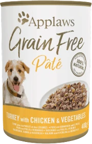 Applaws Classic Paté Grain Free Turkey & Chicken Hondenvoer Verpakking