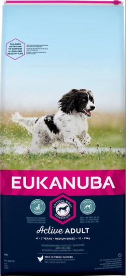 Eukanuba Adult Middelgrote Rassen 15 kg