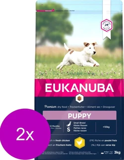 Eukanuba Puppy Kleine Rassen zak van  2 x 3 kg