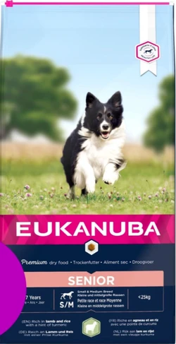 Eukanuba Senior Grote Rassen Lam & Rijst 12 kg
