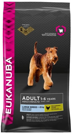 Eukanuba Adult Grote Rassen Kip 3 kg zak hondenvoer