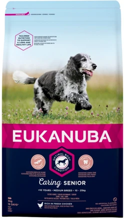 Eukanuba Senior Middelgrote Rassen 3 kg zak hondenvoer