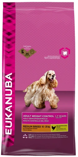 Eukanuba Daily Care Weight Control Adult Medium Rassen 12 kg