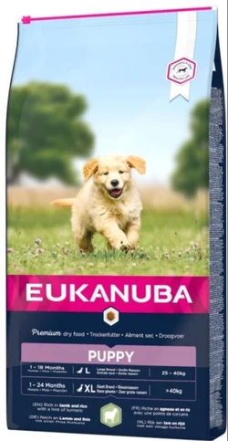 Eukanuba Puppy Grote Rassen Lam- 12 kg