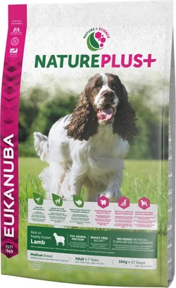 Eukanuba Adult Natureplus+ Middelgrote Rassen Lam 10 kg