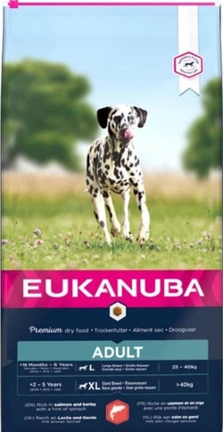 Eukanuba Adult Grote Rassen Zalm & Gerst 12 kg