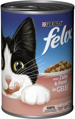 Felix In Blik Zalm & Forel in Gelei 400 gr