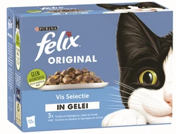 Felix Original Vis Selectie in Gelei 12 x 85 gr