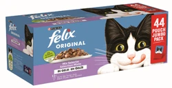 Felix Original Mix Selectie in Gelei 44 x 85 gr kattenvoer