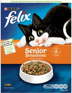 Felix Sensations Senior 1 kg kattenvoer