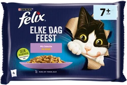 Felix Elke Dag Feest Senior Vis Selectie in Gelei 4 x 85 gr