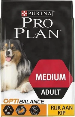 Pro Plan Medium Adult - Hondenvoer Kip met Optibalance - 14 kg