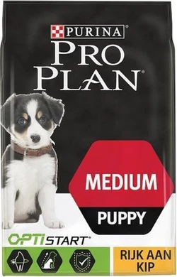 Pro Plan Medium Puppy - Hondenvoer Kip met Optistart - 12 kg Pro Plan Medium Puppy - Hondenvoer Kip met Optistart - 12 kg