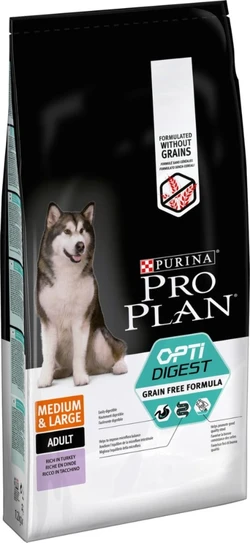 Pro Plan OptiDigest Medium & Large Adult Graanvrij 12 kg``
