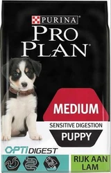 Pro Plan OptiDigest Medium Puppy Rijk aan lam 12 kg