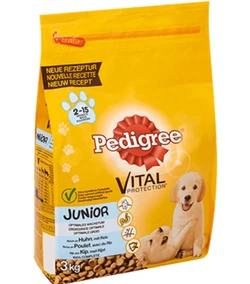 Pedigree Junior Kip &amp; Rijst zak van 3 kg hondenvoer