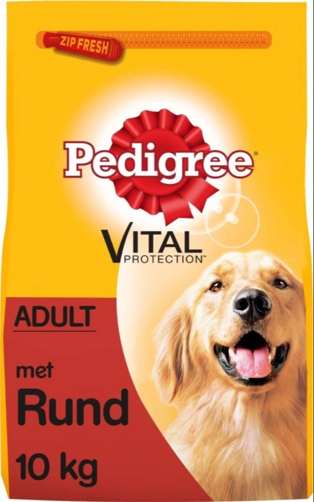 Pedigree Adult Rund & Groenten - 10 kg Pedigree Hondenvoer Droog Adult - Rund - 10 kg zak hondenvoer