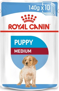 Royal Canin Shn Medium Puppy Pouch - Hondenvoer - 10 x 140 g