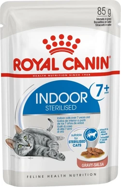 Royal Canin Sterilised Indoor 7+ in Gravy - 12 x 85 gram