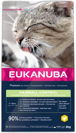 Eukanuba Hairball Controll Adult - 2kg