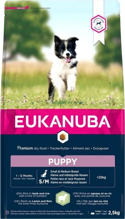 Eukanuba Puppy Kleine en middelgrote Rassen - 2.5kg