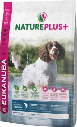 Eukanuba hondenvoer  Nature+ adult medium salmon 2,3KG