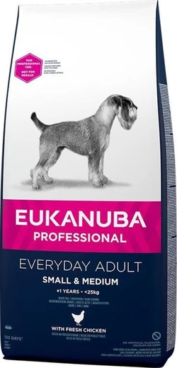 Eukanuba Dog Breeder Adult Small/Medium Chicken Every Day. Zak 16,5 kilo