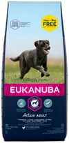 Eukanuba 15 kg + 3 kg gratis! 18 kg Bonusbag  Hondenvoer - Active Adult Large Breed Kip