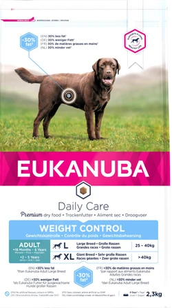 Eukanuba Daily Care Weight Control Large Kip