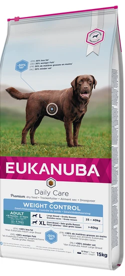 Eukanuba Daily Care Weight Control Adult Grote Rassen - 15kg