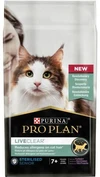 Pro Plan Liveclear Sterilised Senior Kalkoen   1.4 kg