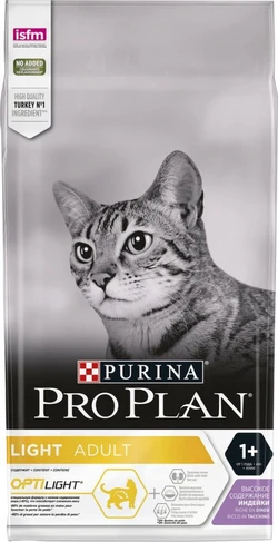 Pro Plan Light Adult Katten Droogvoer - Kalkoen & Rijst - 1,5 kg